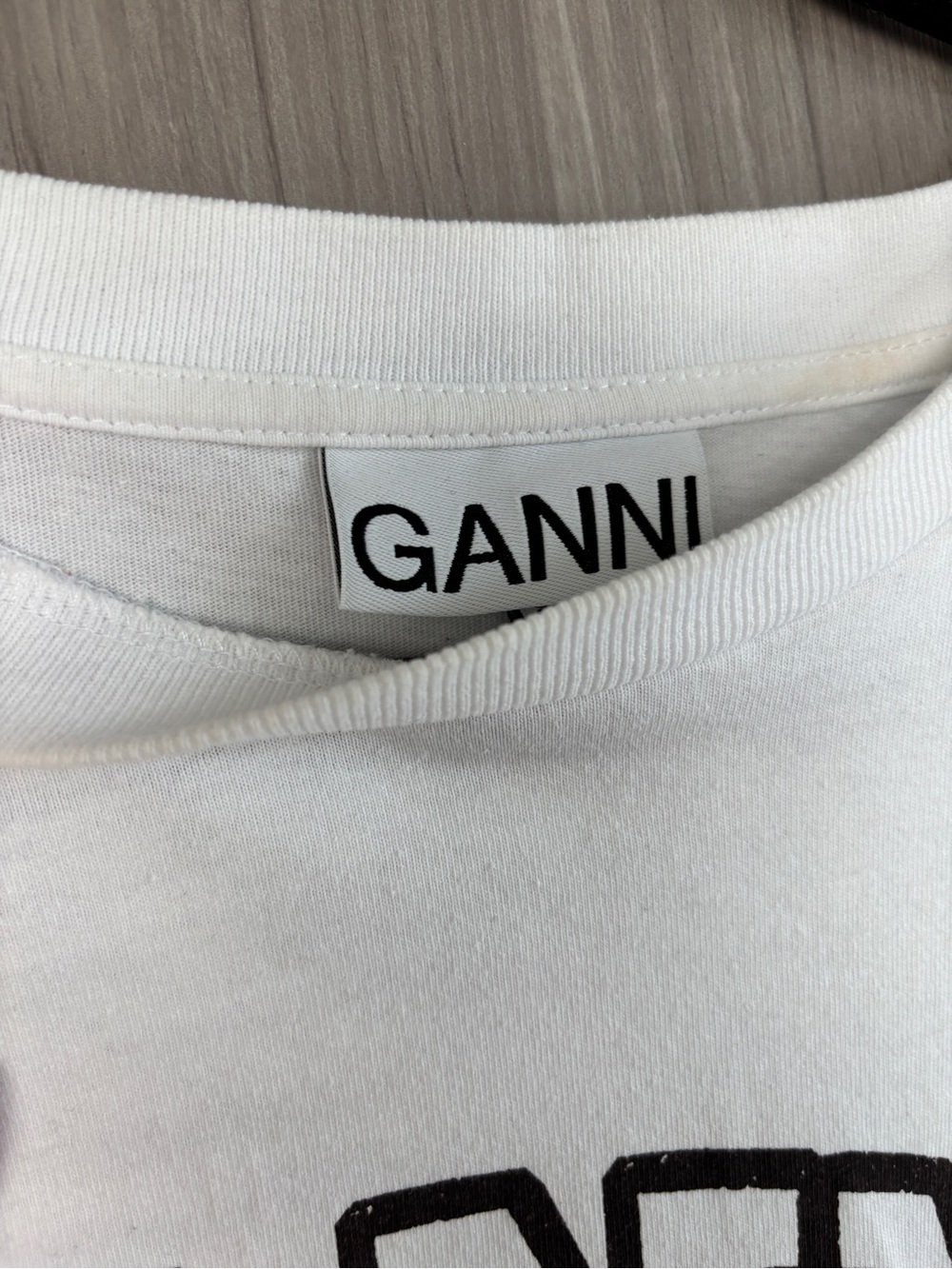 GANNI White Cocktail Tee - Picture 3 of 4